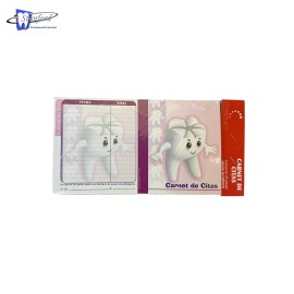 Carnet de citas con 25 pzas.
