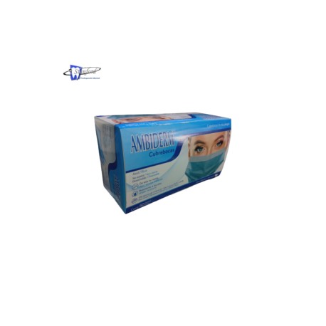 Cubrebocas Ambiderm azul